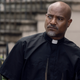 Father Gabriel (Seth Gilliam) in a less murder-y time.